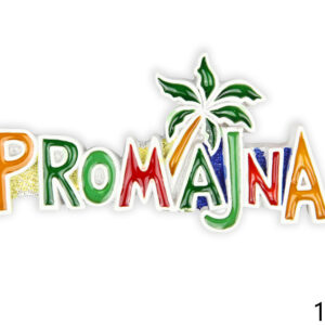 Šareni 3D magnet s palmom, Promajna