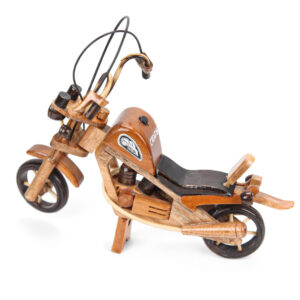 Ukrasni drveni natural Harley Davidson, veći