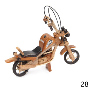 Ukrasni drveni natural Harley Davidson, veći