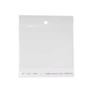 PVC vrećice s rupicom, zatvaranje lijepljenjem, 13cm (SET 1000 kom.)