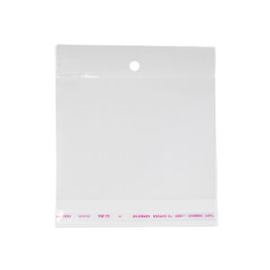 PVC vrećice s rupicom, zatvaranje lijepljenjem, 13cm (SET 1000 kom.)
