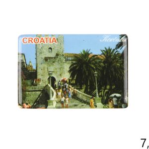 Retro keramički magneti Korčula stepenice (SET 12 kom.)