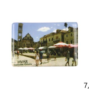 Retro keramički magneti Hvar trg (SET 12 kom.)