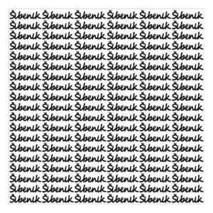 Naljepnice Šibenik (LIST 114 kom.)