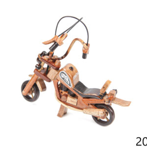 Ukrasni drveni natural Harley Davidson, manji