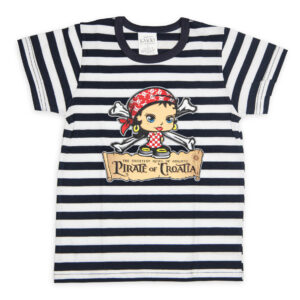 Dječja ženska mornarska majica s piratkinjom
