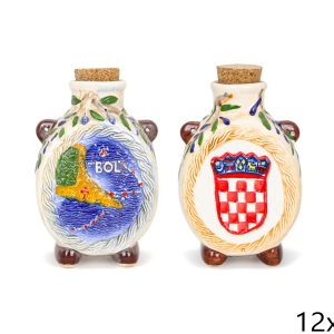 Keramički reljefni ćupovi Bol (SET 4 kom.)