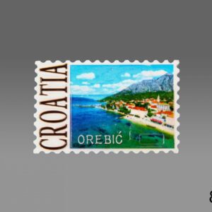 Magneti u obliku poštanske markice, Orebić Croatia (SET 12 kom.)