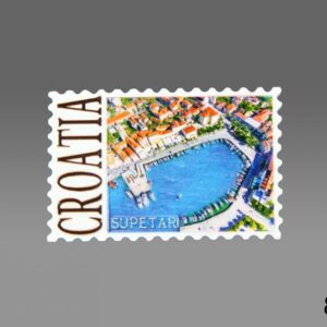 Magneti u obliku poštanske markice, Supetar Croatia (SET 12 kom.)