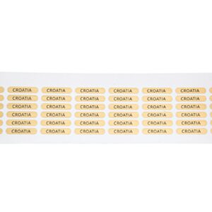 Zlatne naljepnice Croatia (LIST 48 kom.)