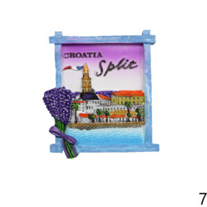 Lavanda magneti sa slikom u prozoru, Split (SET 12 kom.)