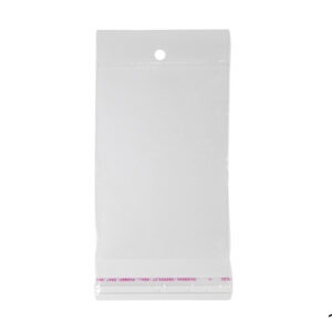 PVC vrećice s rupicom, zatvaranje lijepljenjem, 10cm (SET 1000 kom.)