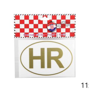 Zlatna auto naljepnica HR