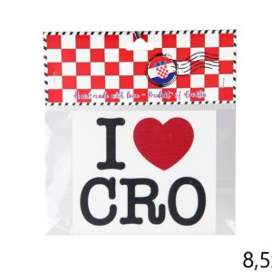 Auto naljepnica I love Cro