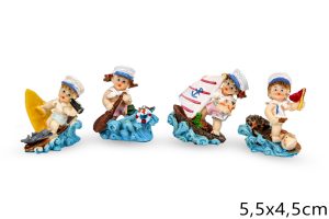 Djeca mornari na valovima (SET 4 kom.)
