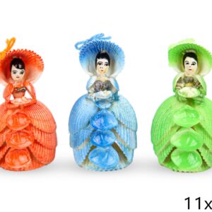 Princeze od školjki, raznih boja (SET 6 kom.)