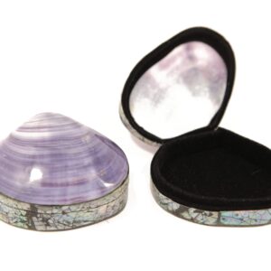Ukrasne kutije od ljubičaste sedefne školjke (SET 12 kom.)