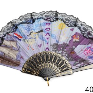 Ukrasne lepeze s kartom i jedrenjakom, Croatia (SET 12 kom.)
