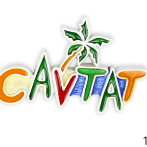 Šareni 3D magnet s palmom, Cavtat