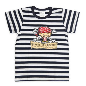 Dječja muška mornarska majica s piratom