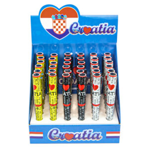 Kemijske olovke s natpisima mjesta, I love Croatia (SET 36 kom.)