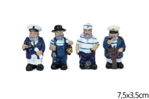 Figure raznih mornara i kapetana, manje (SET 12 kom.)