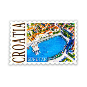 Magneti u obliku poštanske markice, Supetar Croatia (SET 12 kom.)