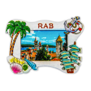 Magneti s morskim motivima, Rab (SET 12 kom.)