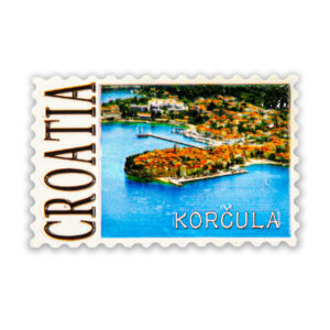 Magneti u obliku poštanske markice, Korčula Croatia (SET 12 kom.)