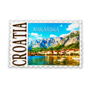 Magneti u obliku poštanske markice, Makarska Croatia (SET 12 kom.)