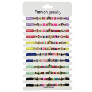 Narukvice s rezanim perlicama, kornjačom i zvijezdom (SET 12 kom.)