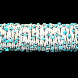 Narukvice s kauri školjkama i tirkiznim kamenčićima (SET 50 kom.)