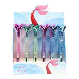 Svjetleće kemijske prozirne olovke, sirenin rep (SET 24 kom.)