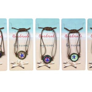 Svjetleće narukvice sa zvijezdom zalivenom smolom (SET 12 kom.)