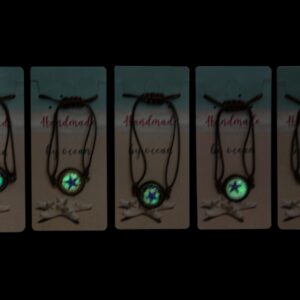 Svjetleće narukvice sa zvijezdom zalivenom smolom (SET 12 kom.)