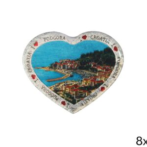 Srce magneti s folijskim efektom, Podgora (SET 24 kom.)