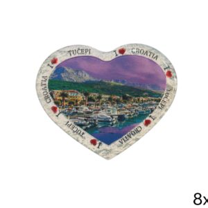 Srce magneti s folijskim efektom, Tučepi (SET 24 kom.)