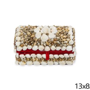 Ukrasne škrinjice od školjki i lepeza, srednje (SET 4 kom.)