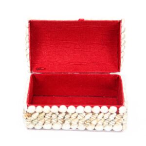 Ukrasne škrinjice od školjki i lepeza, veće (SET 4 kom.)