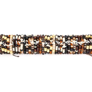 Drvene narukvice sa zubom morskog psa (SET 40 kom.)