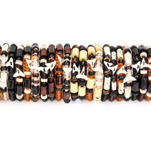 Drvene narukvice sa zubom morskog psa (SET 40 kom.)