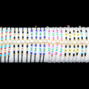 Narukvice s malim perlicama i biserom (SET 50 kom.)