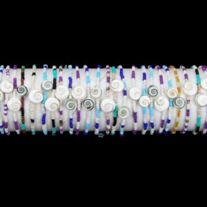 Narukvice s malim perlicama i školjkom (SET 60 kom.)