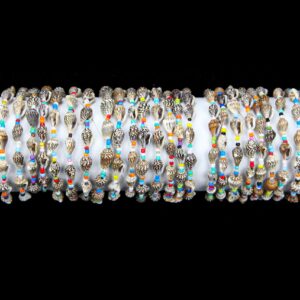 Narukvice s Nassa školjkicama i perlicama (SET 80 kom.)