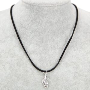 Ogrlice na crnom konopu, morski konjic (SET 12 kom.)