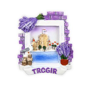 Ljubičasti reljefni prozori s lavandom, Trogir (SET 12 kom.)