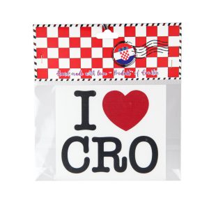 Auto naljepnica I love Cro