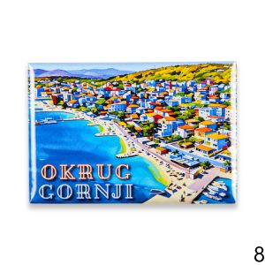 Pravokutni magneti sa crtanim motivom, Okrug Gornji 2 (SET 10 kom.)