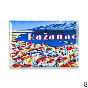 Pravokutni magneti sa crtanim motivom, Ražanac 1 (SET 10 kom.)