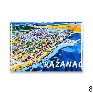 Pravokutni magneti sa crtanim motivom, Ražanac 2 (SET 10 kom.)